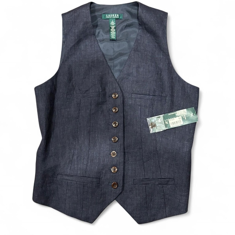 Ralph Lauren Navy Blue Blazer Vest